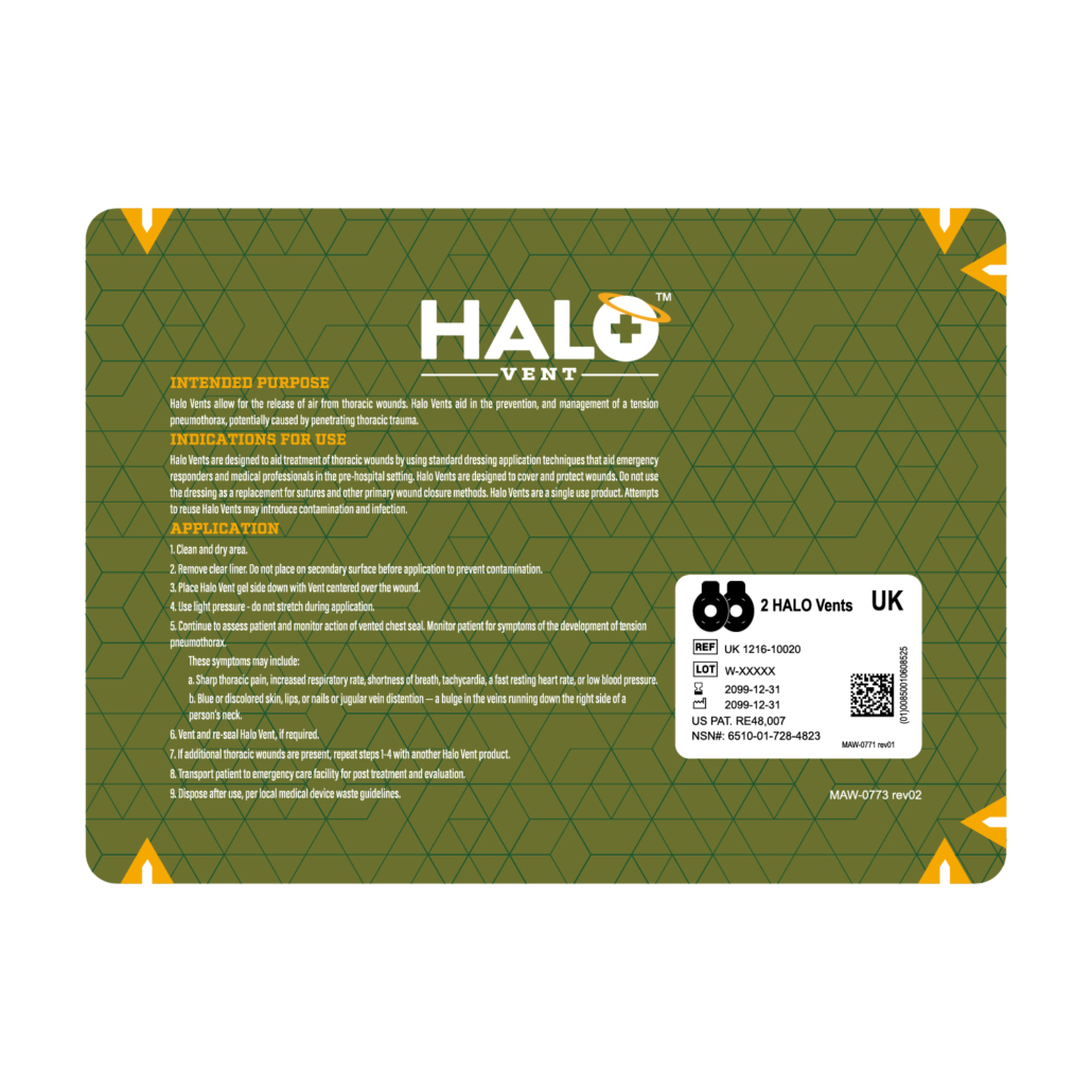 2 Halo Vents IFAK UK